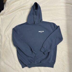White Fox Ocean Blue Hoodie Size L/XL